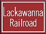 Lackawanna Railroad miniatures train set